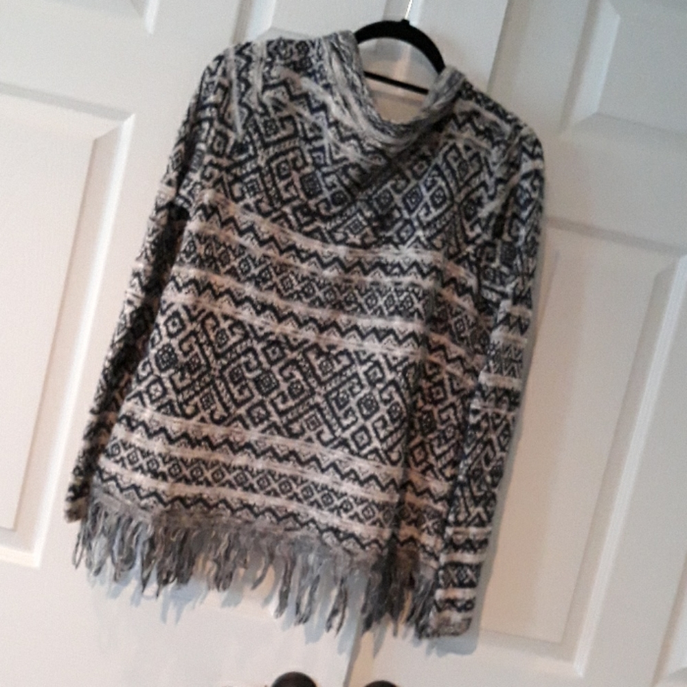 Hippie Laundry Boho Print Cardigan Size Medium - Picture 5 of 6
